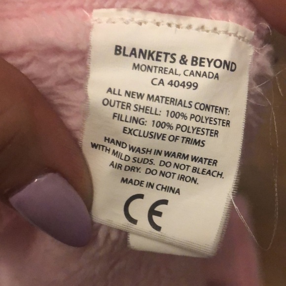 Blankets & Beyond Pink Doll Baby Lovey Security Blanket - Picture 12 of 13